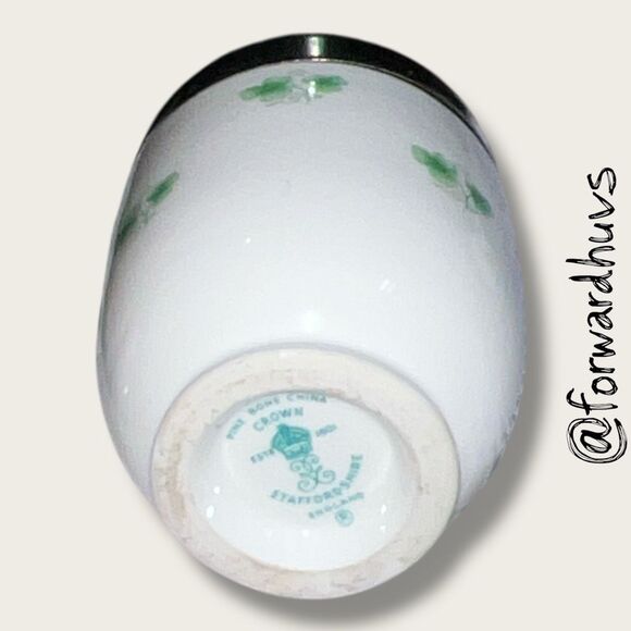Vintage Crown Staffordshire Egg Coddler – Fine Bone China - Picture 3 of 8